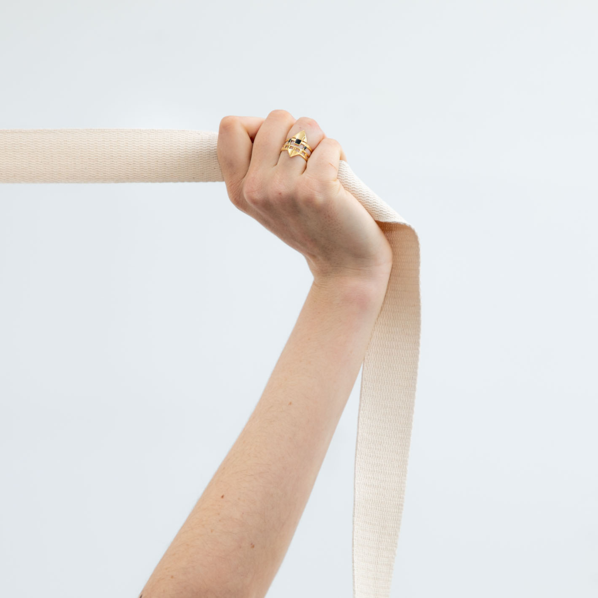 Yogamatata – wholesale Yoga strap/band – Ecrue organic yoga strap1