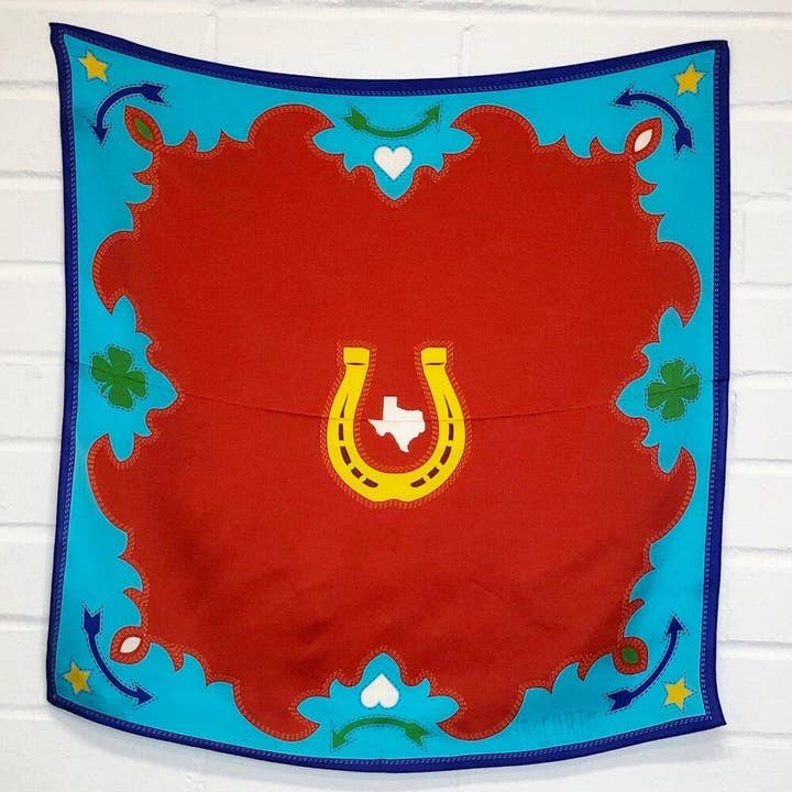 The Fort - Wholesale Scarf - Women's - Buckaroo Silk Wild Rag in Red