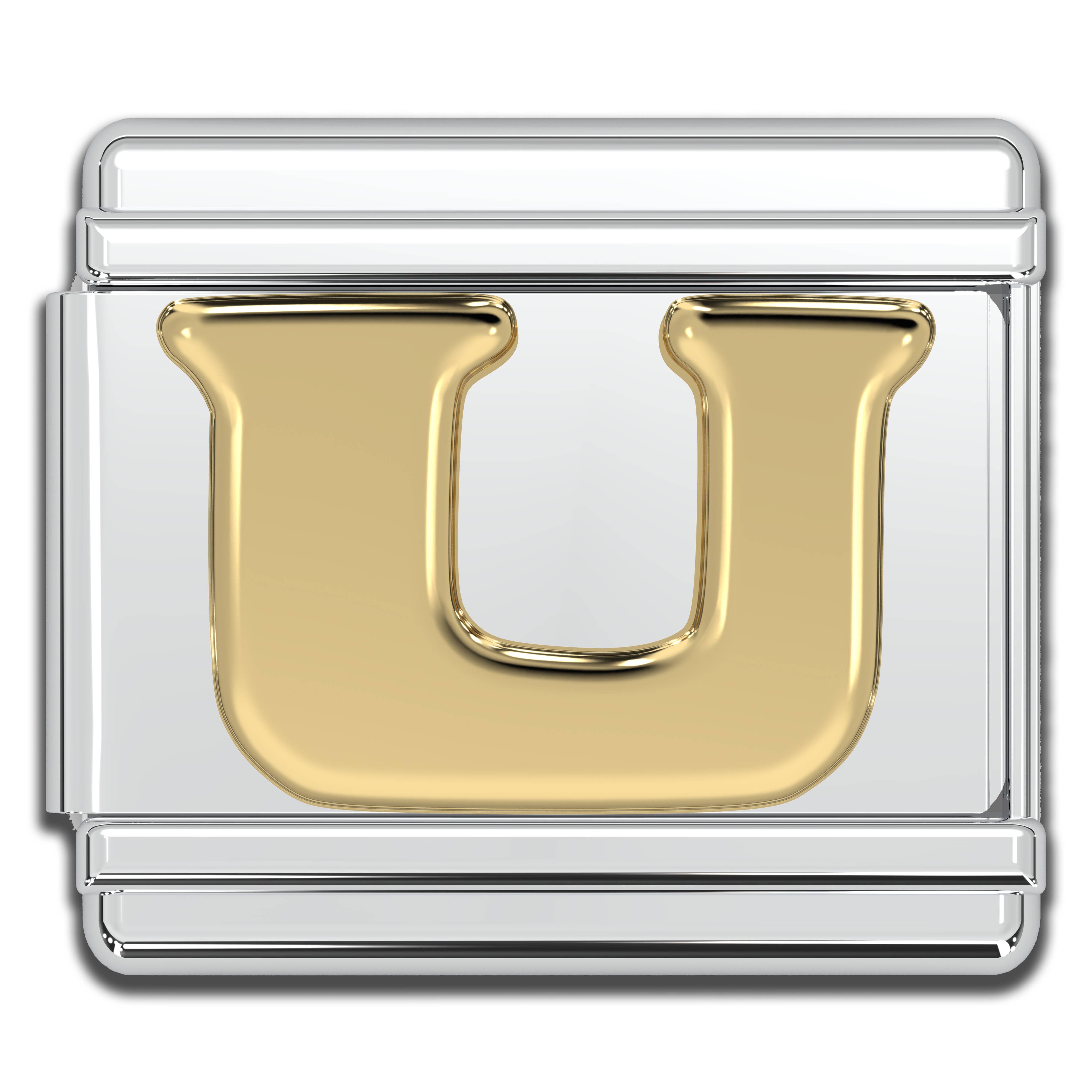 Natalia - Wholesale Individual Charm/Pendant - Italian Charm Letters A-Z - 9mm Gold Bracelet Charms17