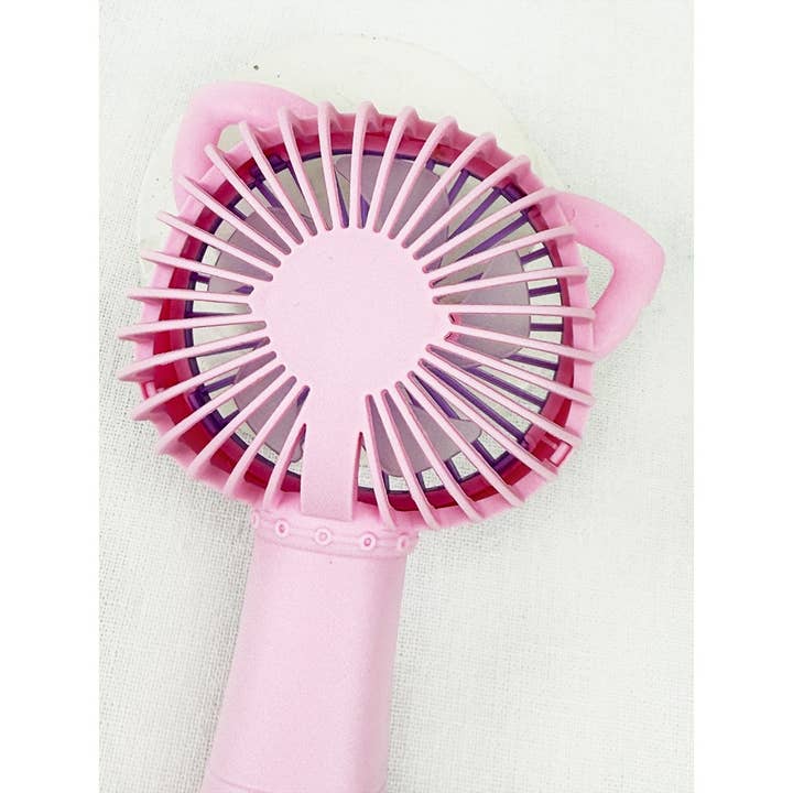 MIX COLOR Cute Paw Portable Hand Fan with strap for wholesale on Faire5