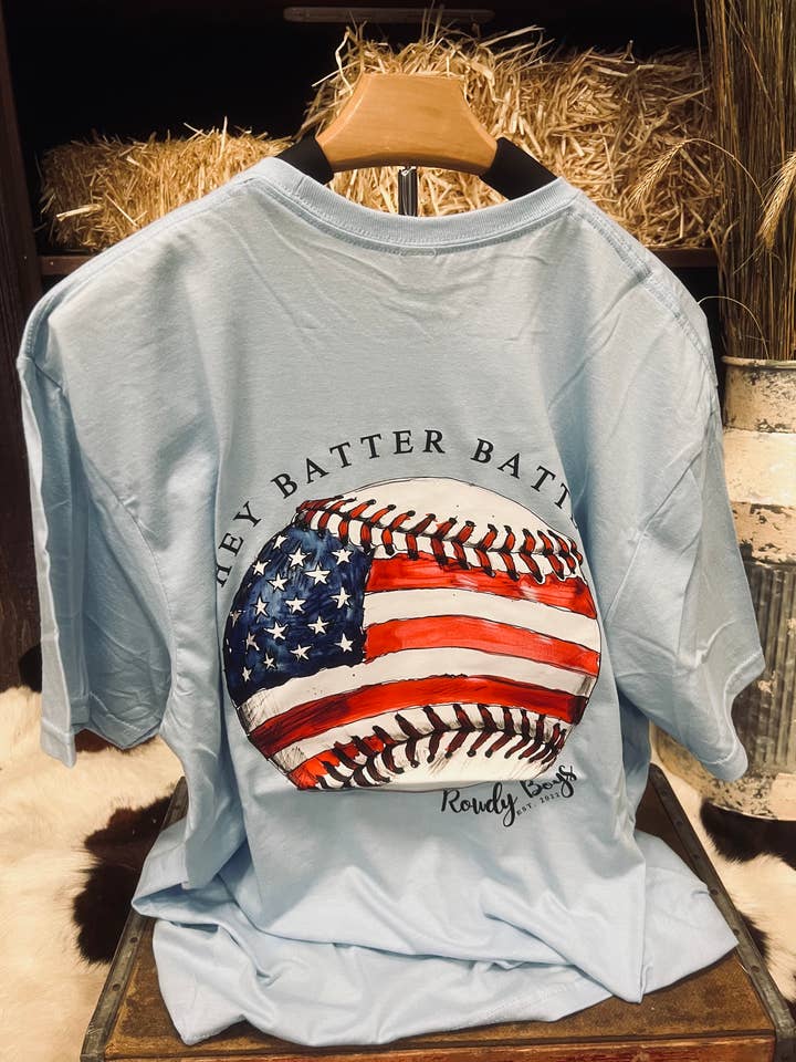 Rowdy Boys - Wholesale Shirt - Men's - Hey Batter Batter Adult Tee2