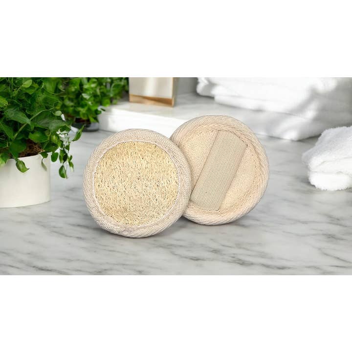 Facial Loofah Pad for wholesale by ZOZO Soap Co.