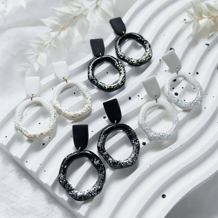 Base Col ✦ BELLE Boucles d'oreilles pour la vente par KLAEI DESIGN STUDIO