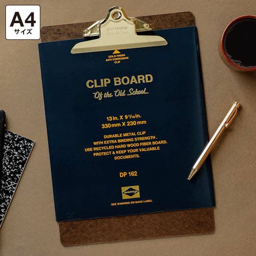 Old School Clipboard A4 Clip doré pour la vente par Hightide USA