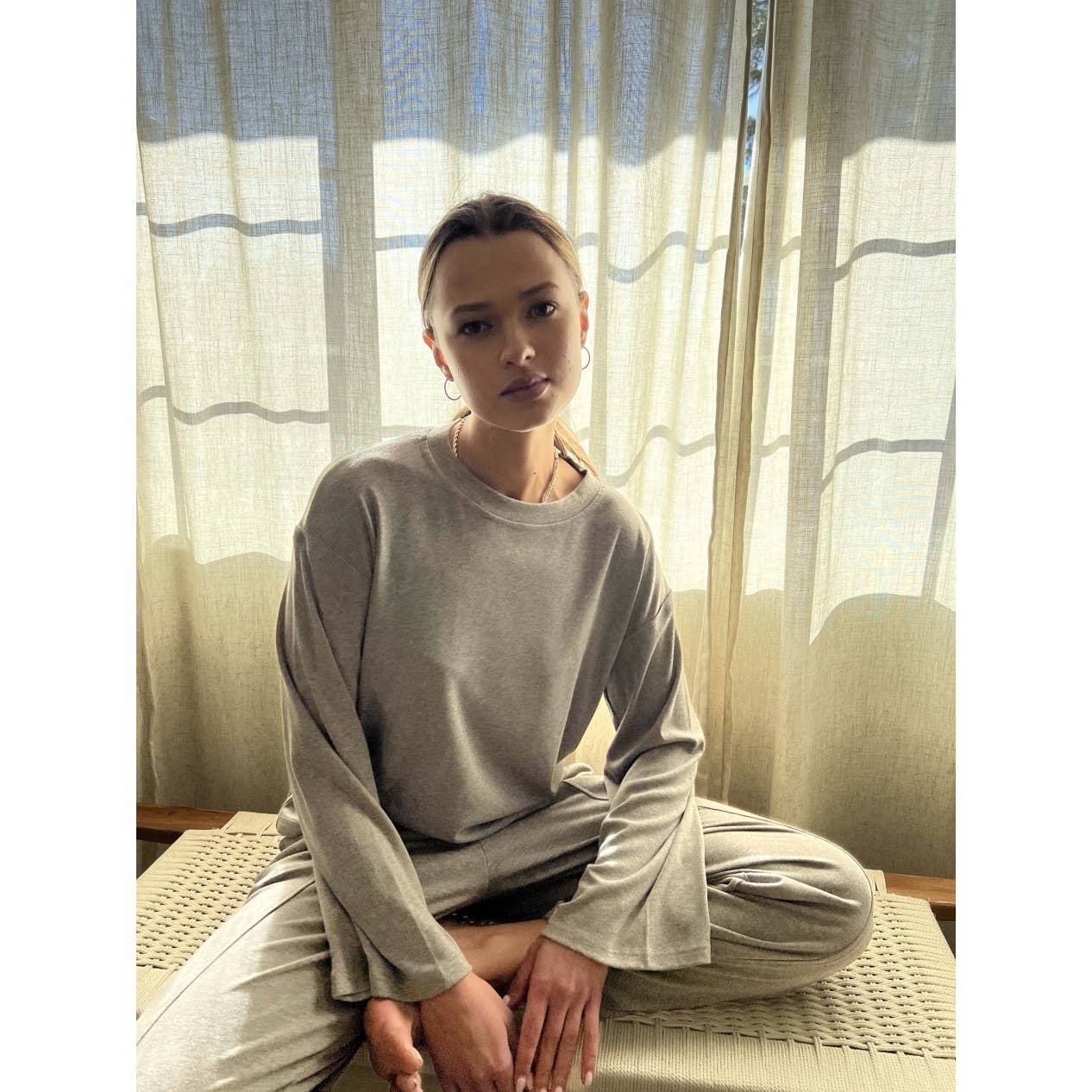 The GREii - Wholesale Lounge Set - Women's - Cozy Knit Loungewear Set1