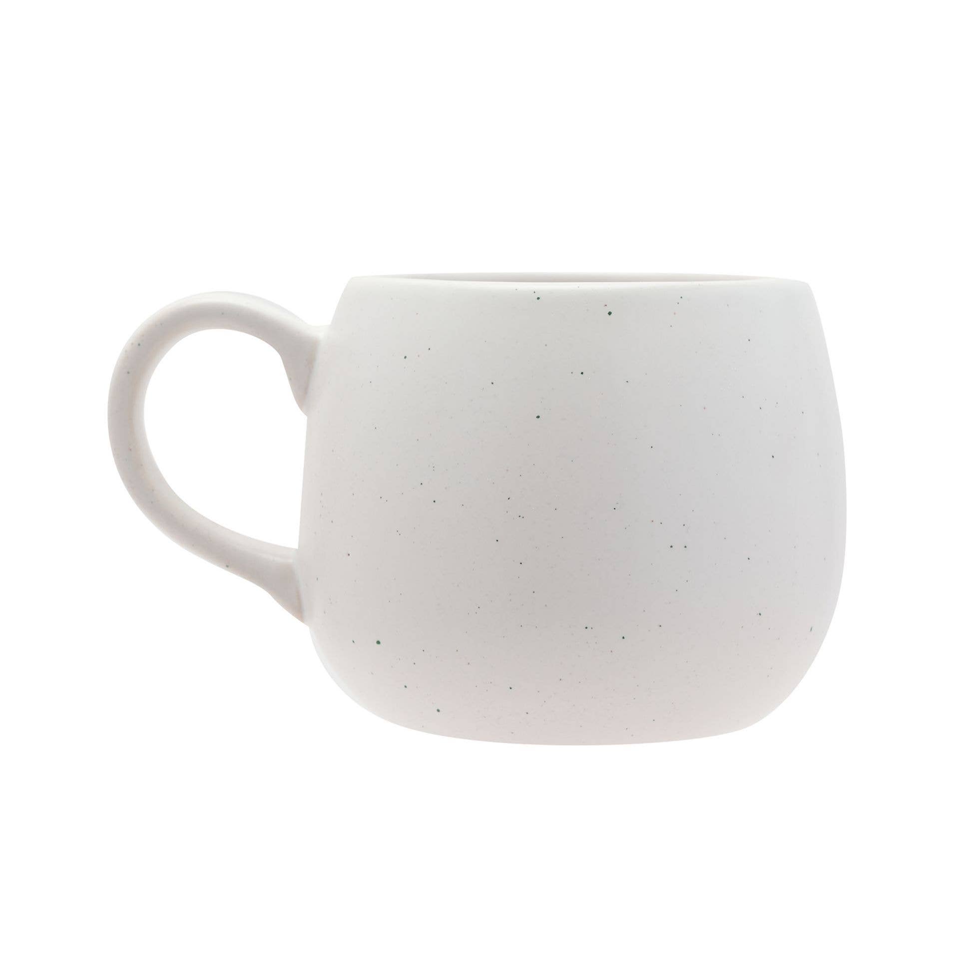 WIDDOP and Co. - Wholesale Drinking Glass/Cup - White Speckled Mug - Cosy Christmas1