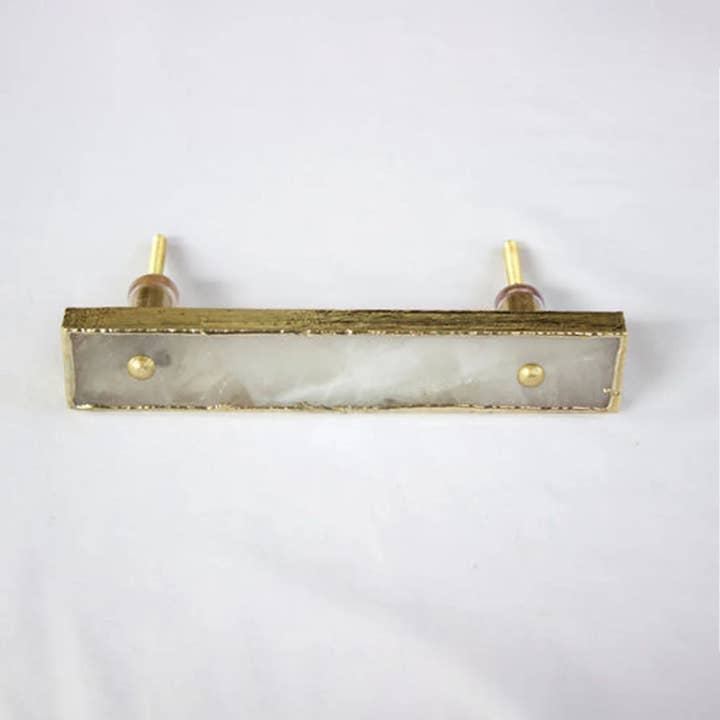 The Tangerine Store - Wholesale Knob/pull - Set of 4 White Agate Handle/Pull/Barbarella3