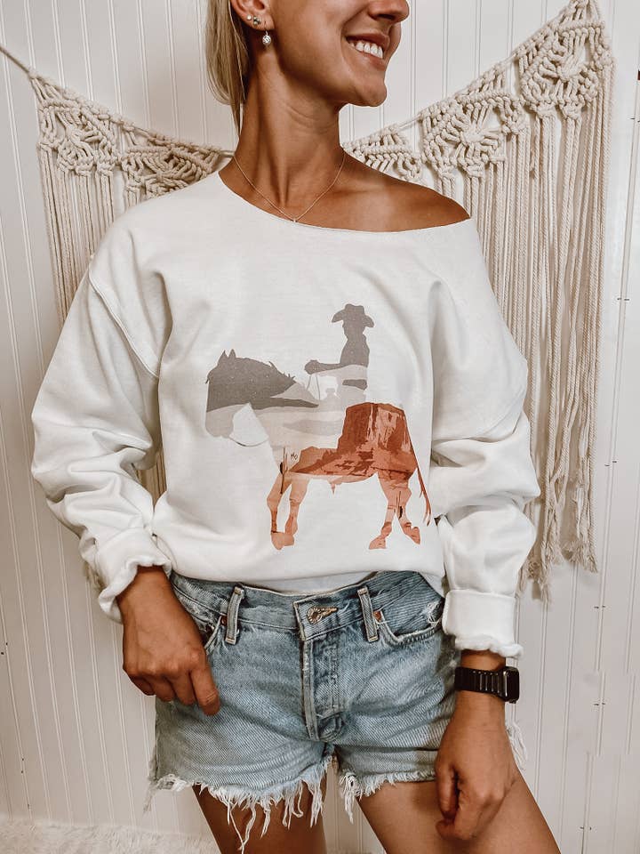 Sudadera John Wayne Scoop para venta al por mayor de Magnolia Ranch Originals