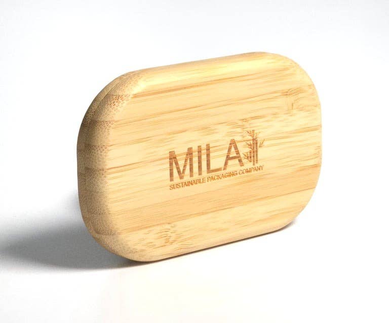 Mila Sustainable Packaging Company - Wholesale Makeup Storage Box - Refillable Bamboo Medium Cosmetic Makeup Palette2