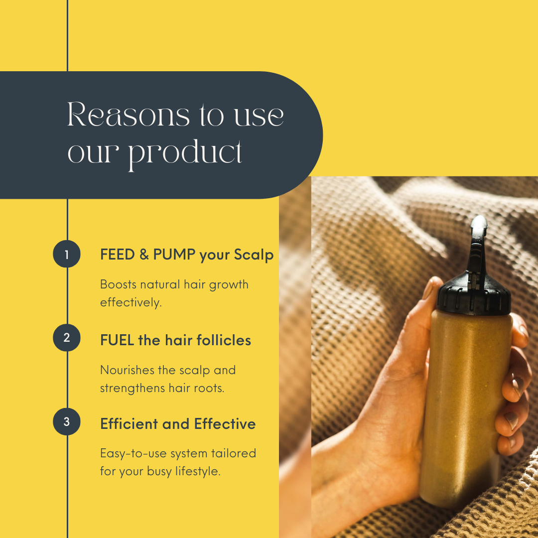 The Hair Fuel – Máscara capilar por atacado – Máscara de Tratamento para Crescimento Capilar – Natural & Vegan16