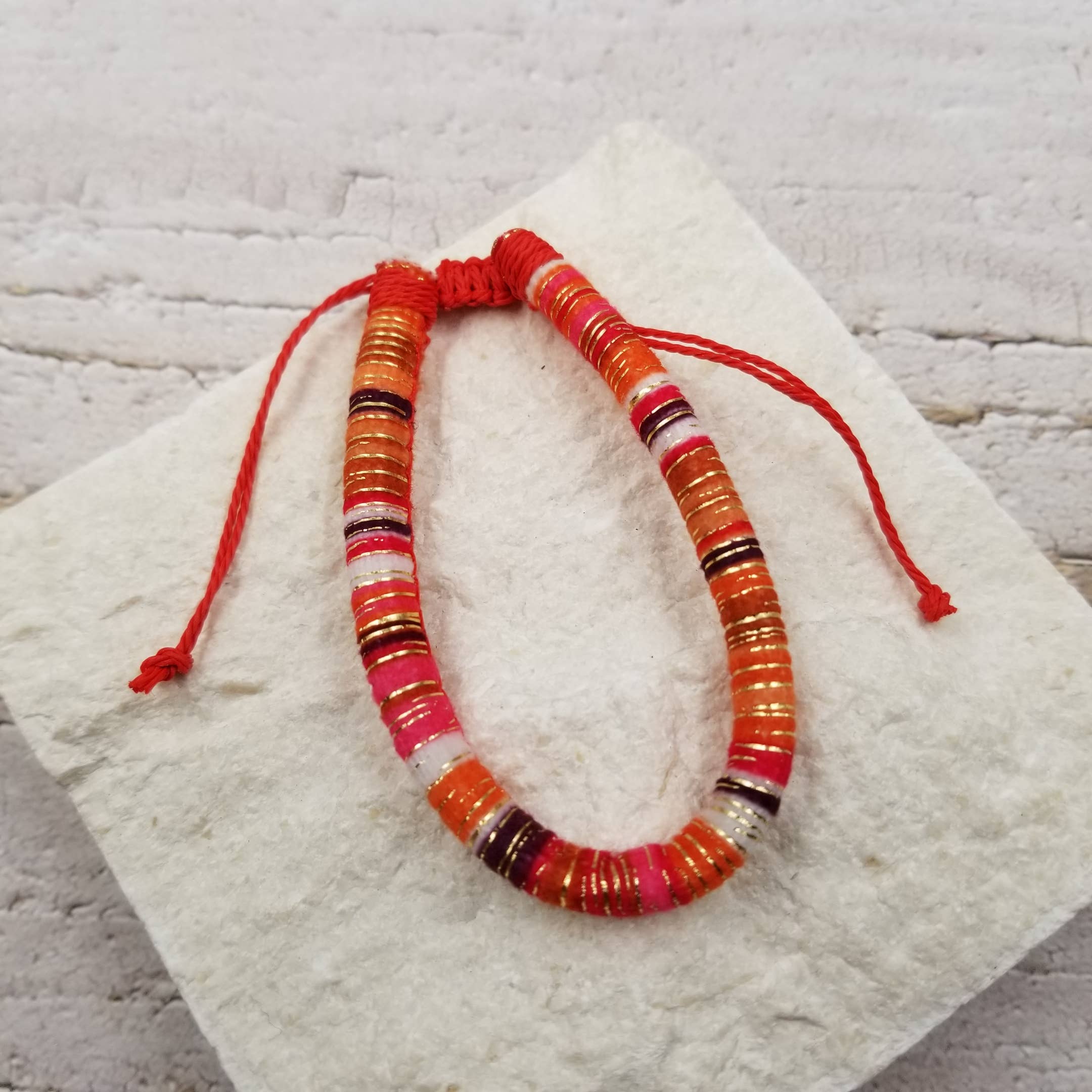 Treasure Wholesale - Wholesale Woven/Braided Bracelet - Boho Gold Wire Circle Friendship Bracelet8