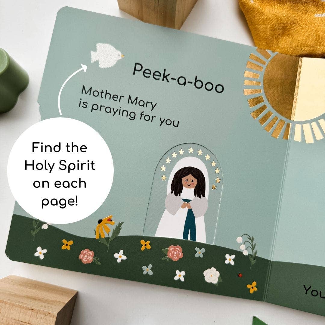 The Little Rose Shop - Wholesale Baby & Toddler Book (0-2) - Peek-a-boo Saints Catholic Board Book2