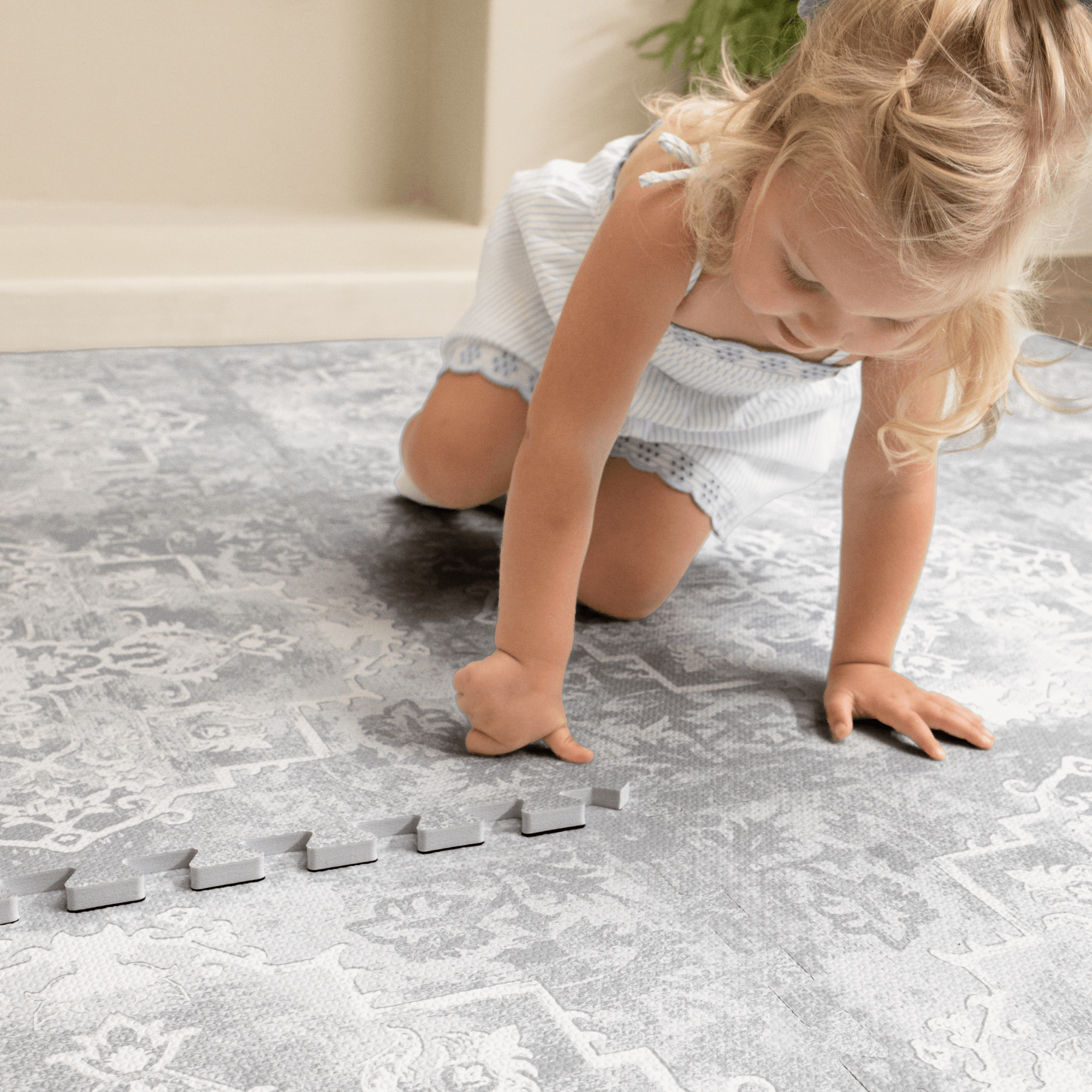 Toddlekind - Wholesale Play Mat - Kids & Baby - Haven Playmat | Parisa - Pearl Blue1