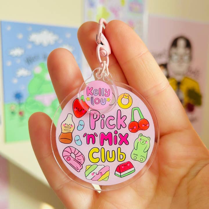 Kellylou – wholesale Keychain – Women's – Pick 'n' Mix Club - Acrylic Keyring0