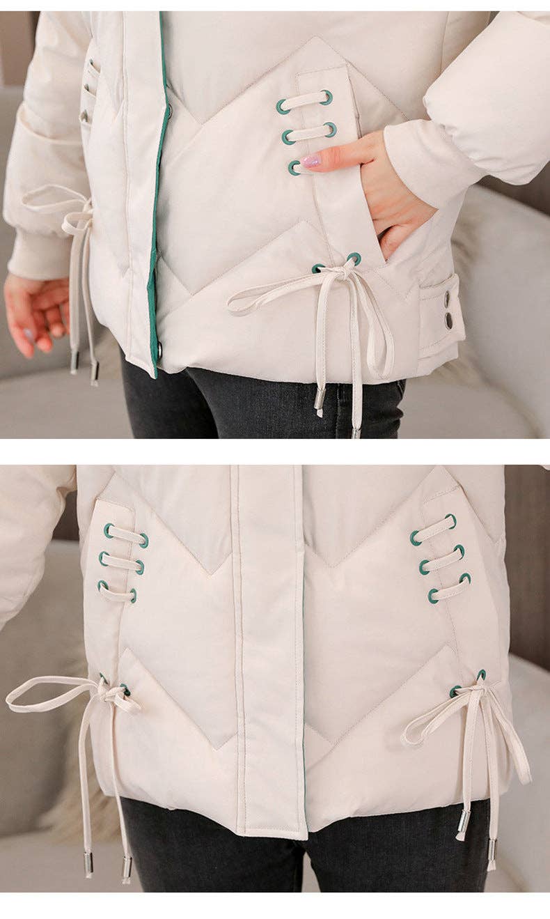 Marayn - Wholesale Puffer Jacket - Women's - Chic 2025 Winter Puffer Jacket Korean Style Warm Loose #248