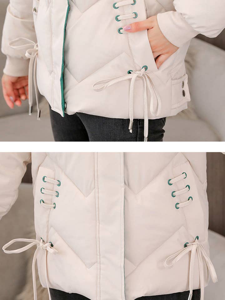 Marayn - Wholesale Puffer Jacket - Women's - Chic 2025 Winter Puffer Jacket Korean Style Warm Loose #248