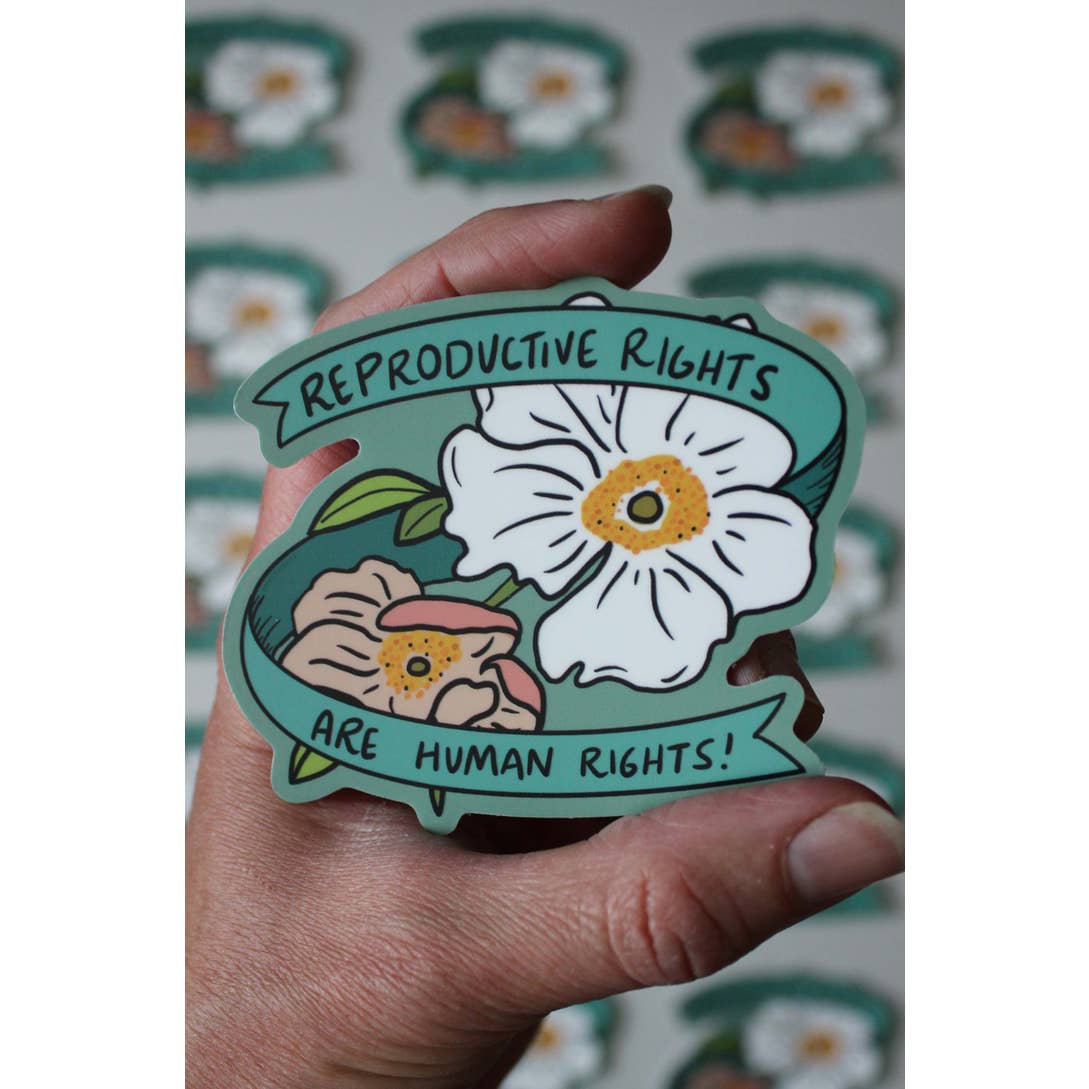 Reproductive Rights Sticker for wholesale by Yonder Studios