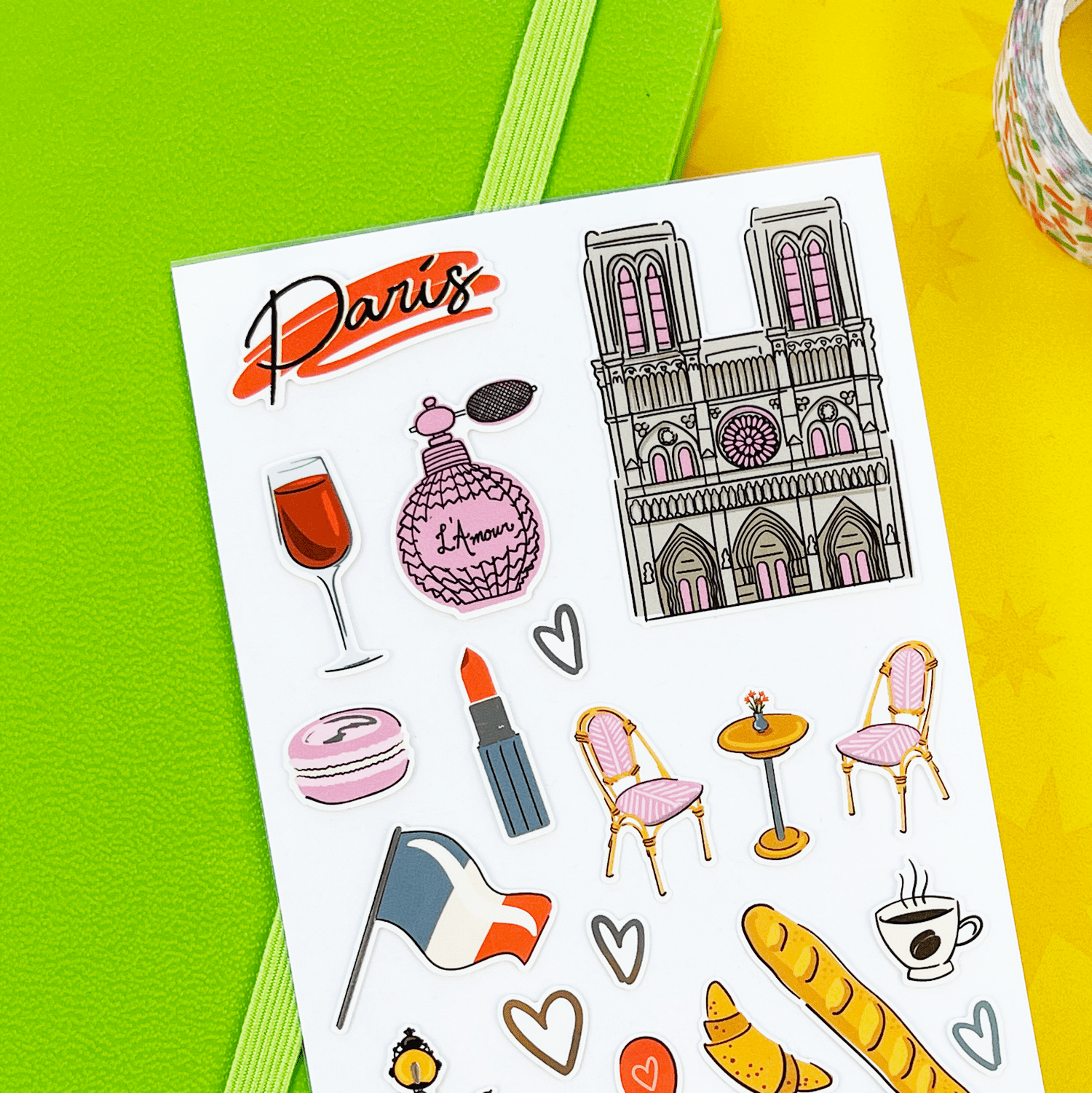 Pipsticks - Wholesale Sticker - Parisian Paradise2
