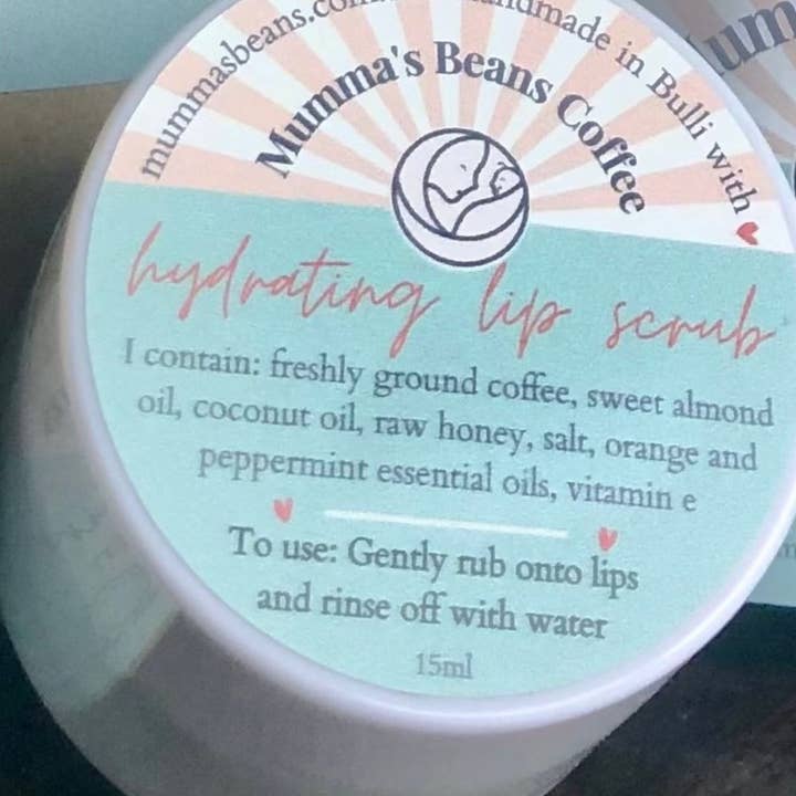 Mumma's Beans Coffee + Skincare - Wholesale Lip scrub/polish - Exfoliating Coffee Lip Scrub1