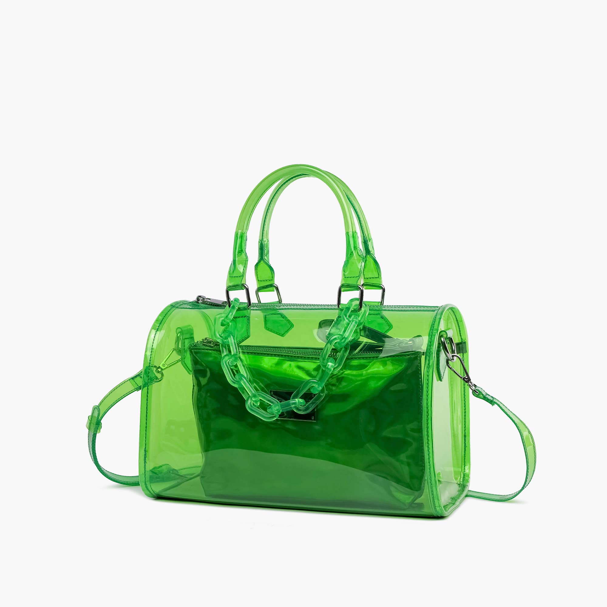 Like Dreams - Wholesale Satchel - Women's - Trendy Iced Out Hologram Satchel Glitter Handbag for everday8