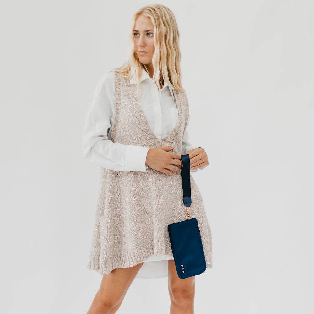 Pretty Simple - Wholesale Wristlet - Cove Double Zip Nylon Wristlet Wallet Wholesale2