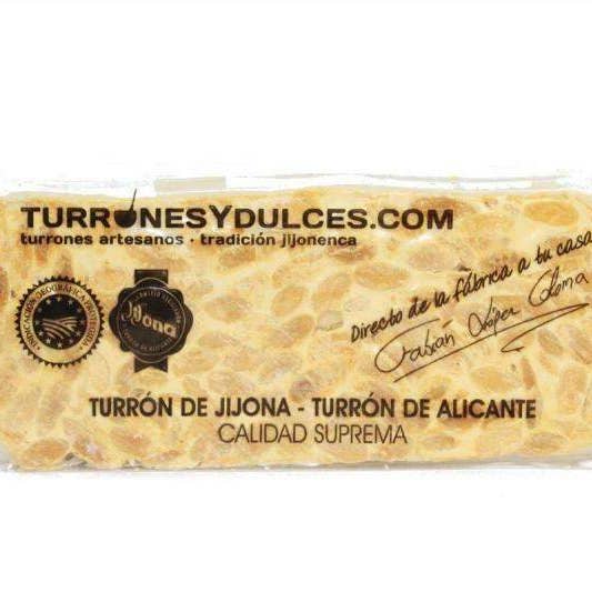 Turrones Fabián – wholesale Nougat – Alicante Artisan Hard Nougat 300g med Marcona mandel