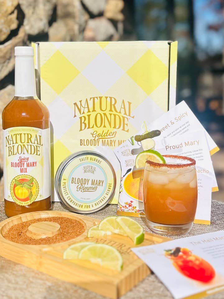 Natural Blonde Bloody Mary Gift Set - Spicy Blonde for wholesale by Natural Blonde Mix