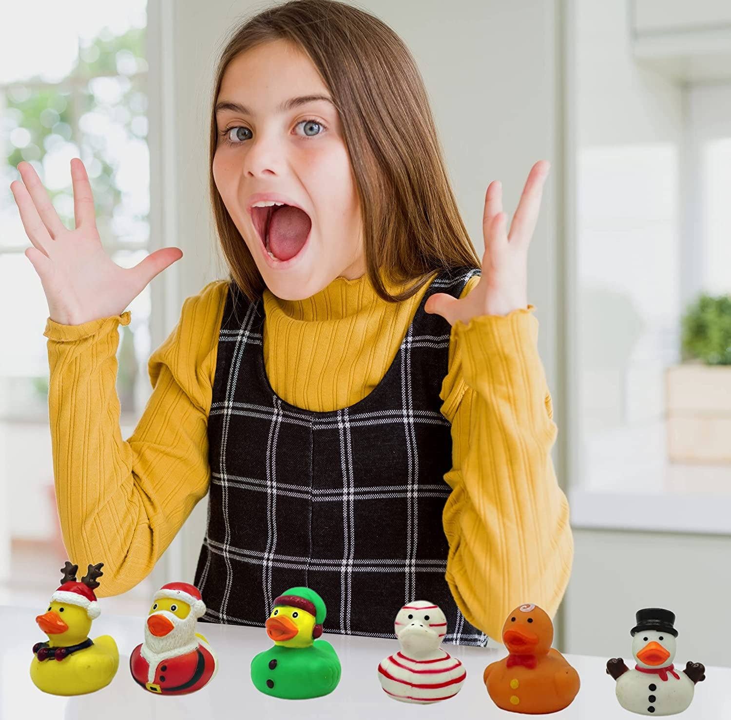 4E's Novelty - Wholesale Bath Toy - Baby - 4E's Christmas Rubber Ducks - 24 Pack Holiday Fun for Kids1