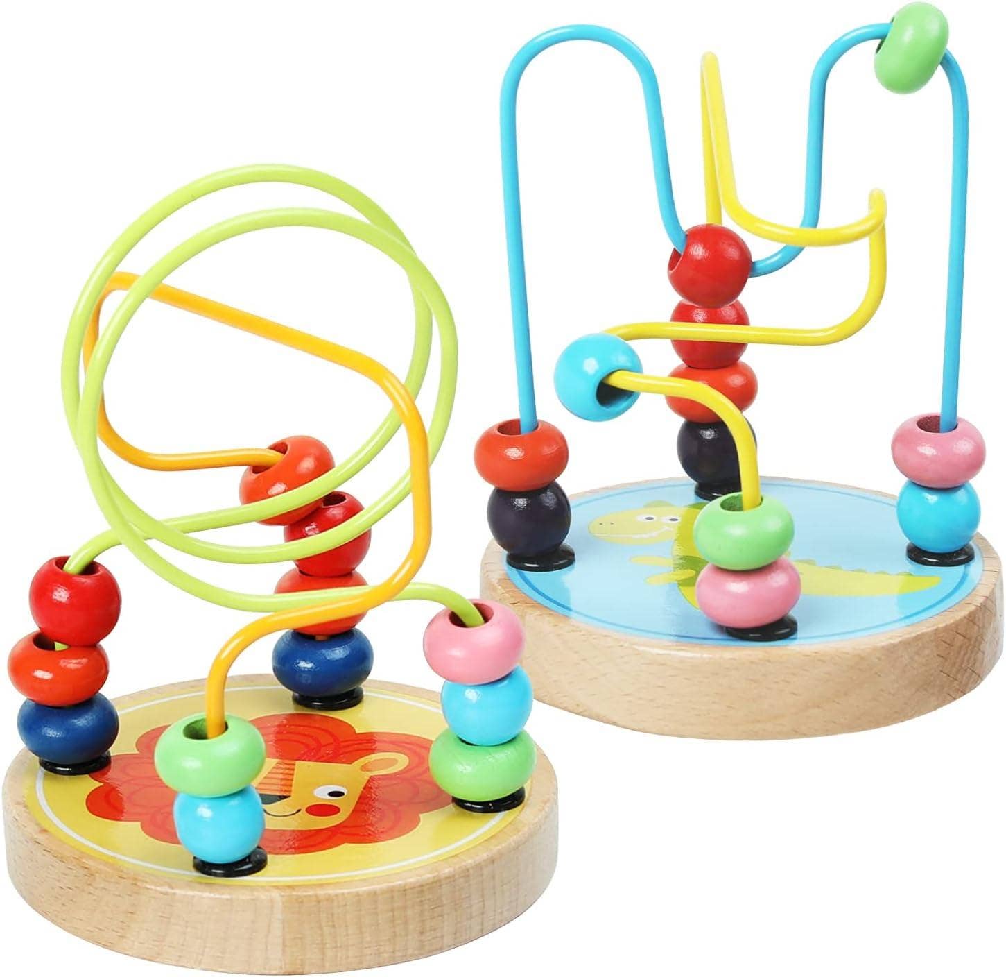 VIGOR - Wholesale Wood Toy - Kids - Perfect Gift Bead Maze Toy for Toddlers Wooden Colorful Roll0
