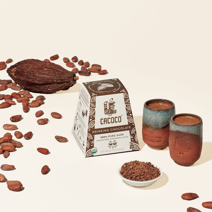 Coracao Chocolate & CACOCO - Wholesale Hot Cocoa Mix/Kit - 100% Pure Dark Drinking Chocolate (5 Lb Bulk)1