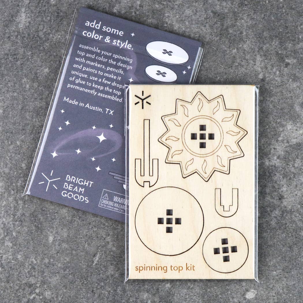 Bright Beam Goods - Vente Kit de bricolage - Kit de toupie du système solaire6