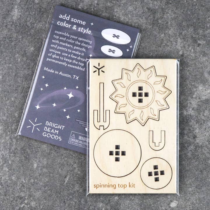 Bright Beam Goods - Vente Kit de bricolage - Kit de toupie du système solaire6