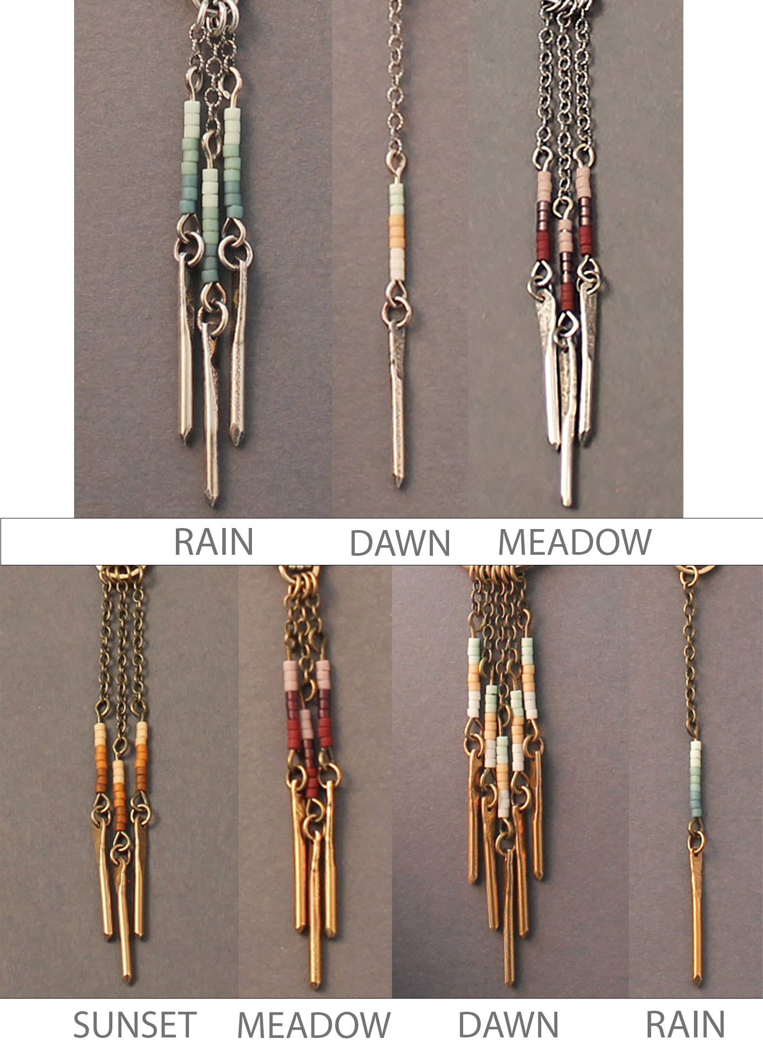 Crow Jane Jewelry - Wholesale Dangle Earrings - Snake Manasa earrings in silver or brass with beads3