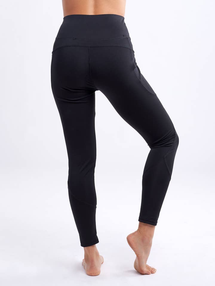 JupiterGear - Vendita all'ingrosso Leggings sportivi/loungewear - Donna - Leggings da palestra classici a vita alta con tasche laterali3