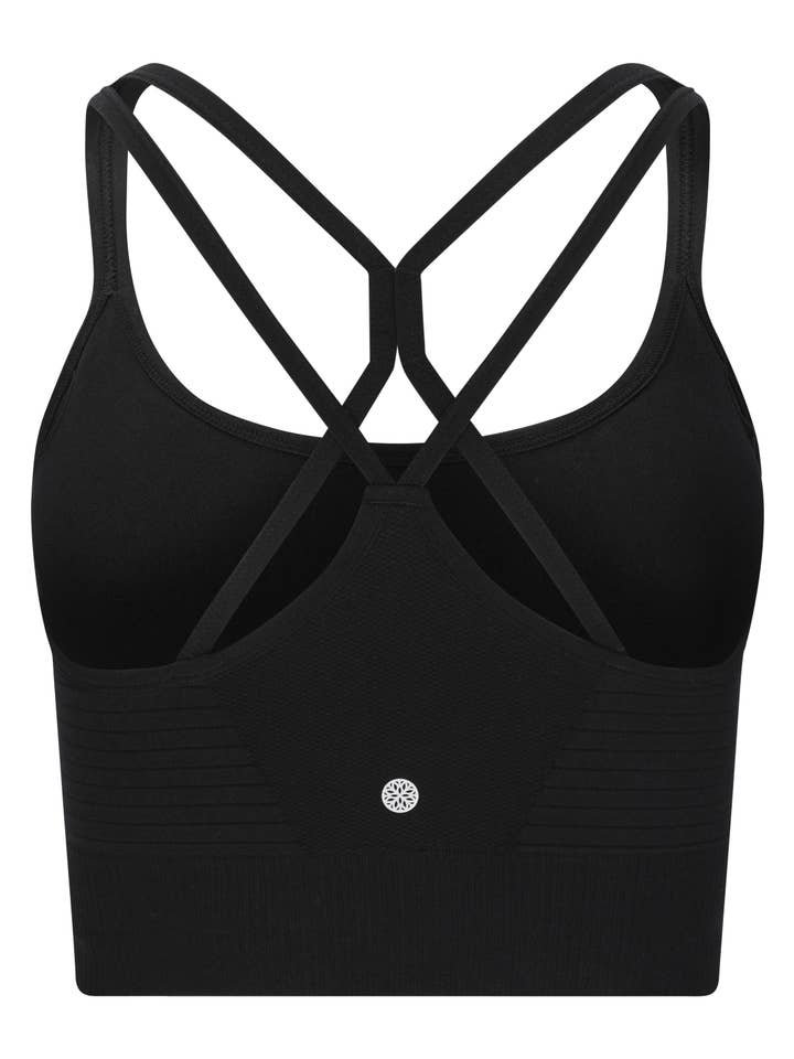 YUMAN - Wholesale Sports Bra - Women's - Athlecia Foan Seamless Comfort Sports Bra, Black