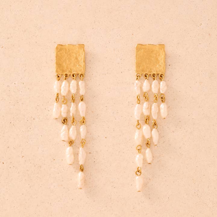 Orecchini Saffo | Gioielli Oro Regalo Impermeabile per la vendita all'ingrosso da parte di Agapée Jewelry