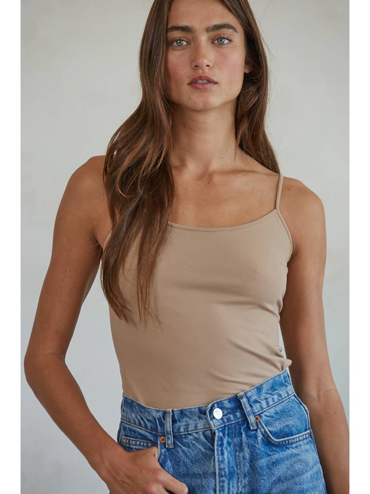 By Together - Wholesale Camisole - Women's - S1005-1 | Basic Full Length Cami