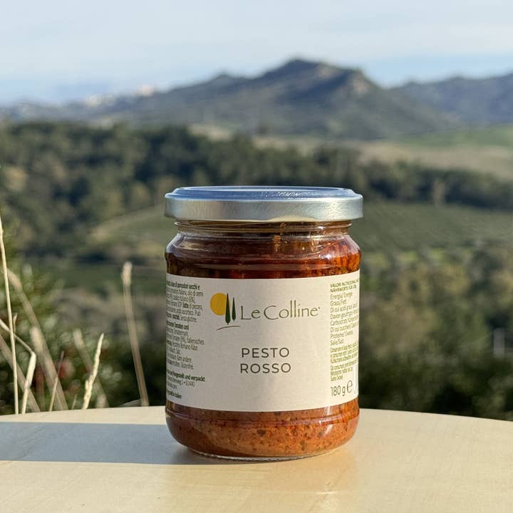 Le Colline UG - Wholesale Pesto - Red pesto with basil and sun-dried tomatoes | 180g