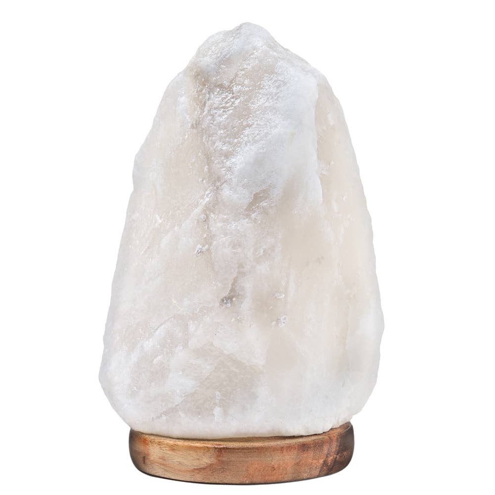 Natures Artifacts Inc – wholesale Saltlampa – Vit Himalayasaltkristallampa3