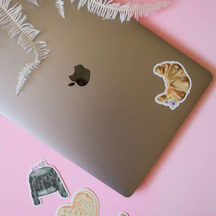 Stephanie Tara Stationery – Engroshandel Klistermærke – Vaffel hjerte foodie klistermærke1