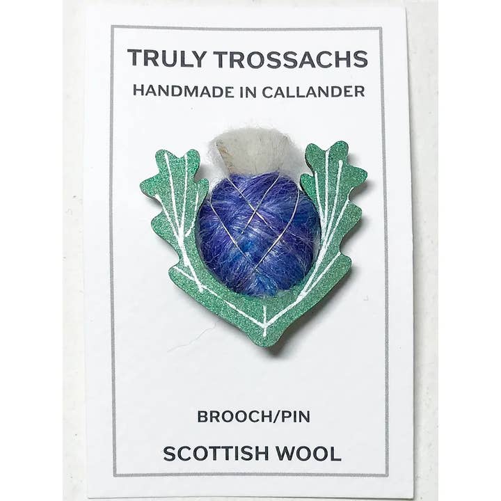 Truly Trossachs - Vente Broches - Broche chardon écossais2