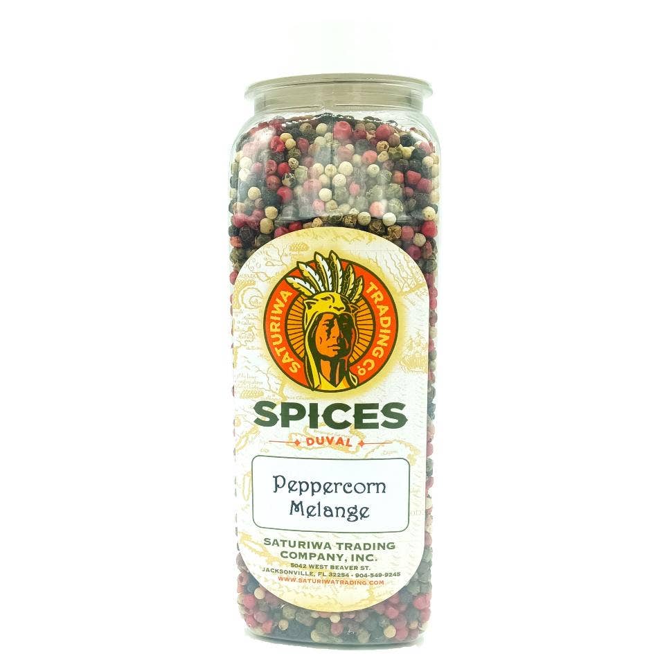 Saturiwa Trading Company - Wholesale Pepper/Peppercorns - Peppercorn Melange  16 oz Shaker0