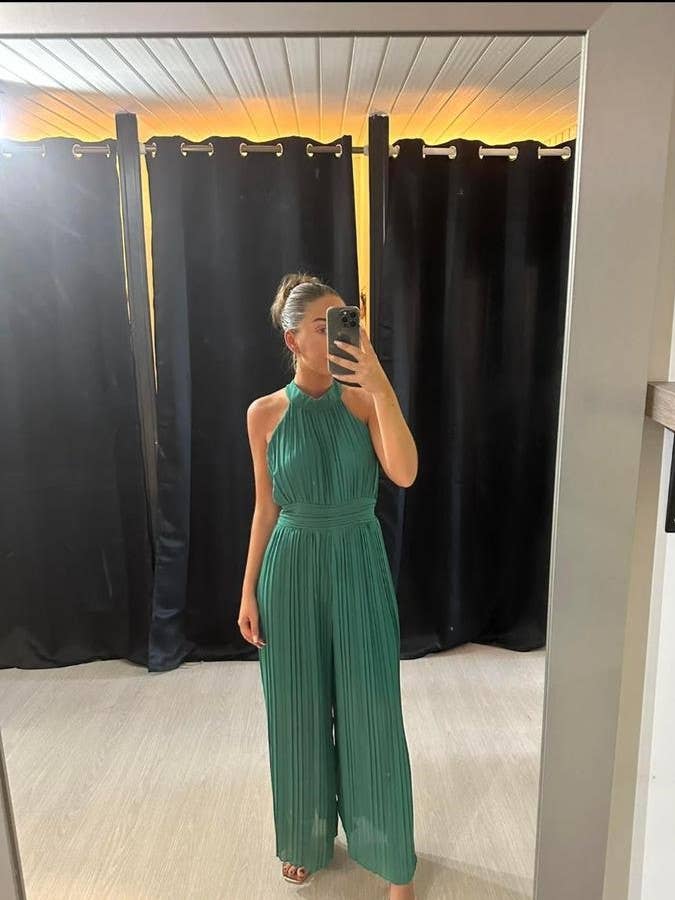 LORIANE - Wholesale Jumpsuit - Women's - 10716 one size pleated jumpsuit