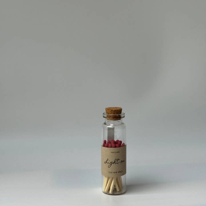 THE NINE SPACE - Wholesale Matches - LIGHT ON & BURN IT - Glass Matches