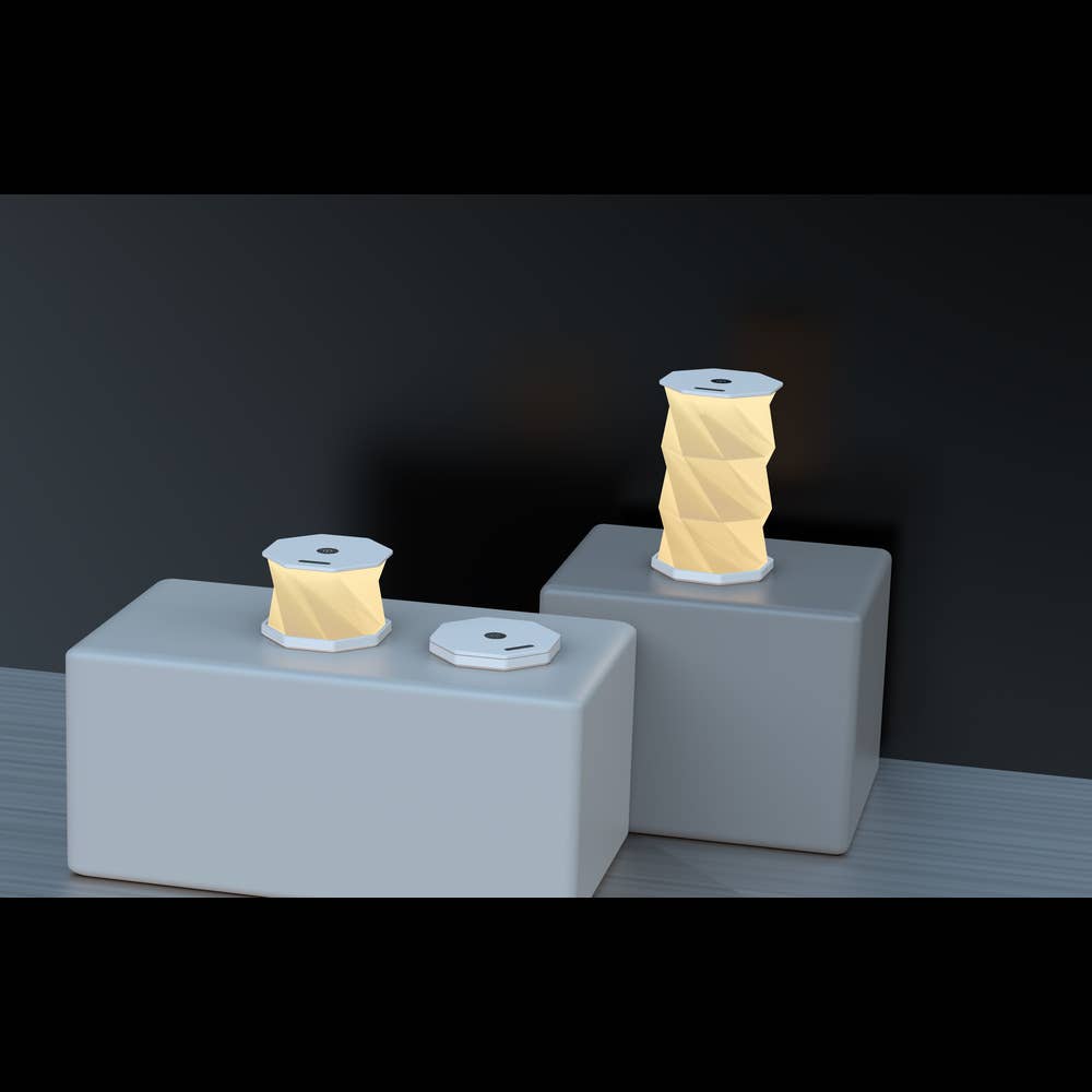 Illumates - Wholesale Accent/Desk Lamp - Illumates Expandable Lamp with White finsh5