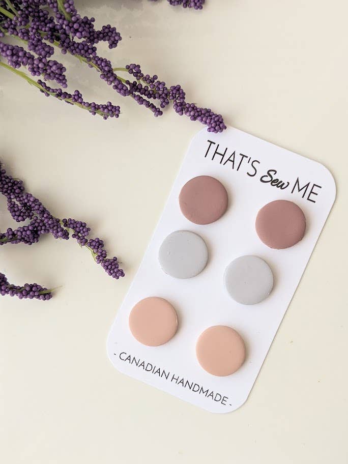 Rebecca Clay Stud Trio Pack, Damen Ohrringe für den Großhandel von That's Sew Me