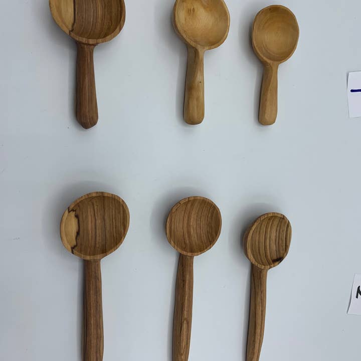 KENYAN SAFARI DESIGNS – Colher de mesa (talheres) por atacado – Colheres de Olive em Madeira2