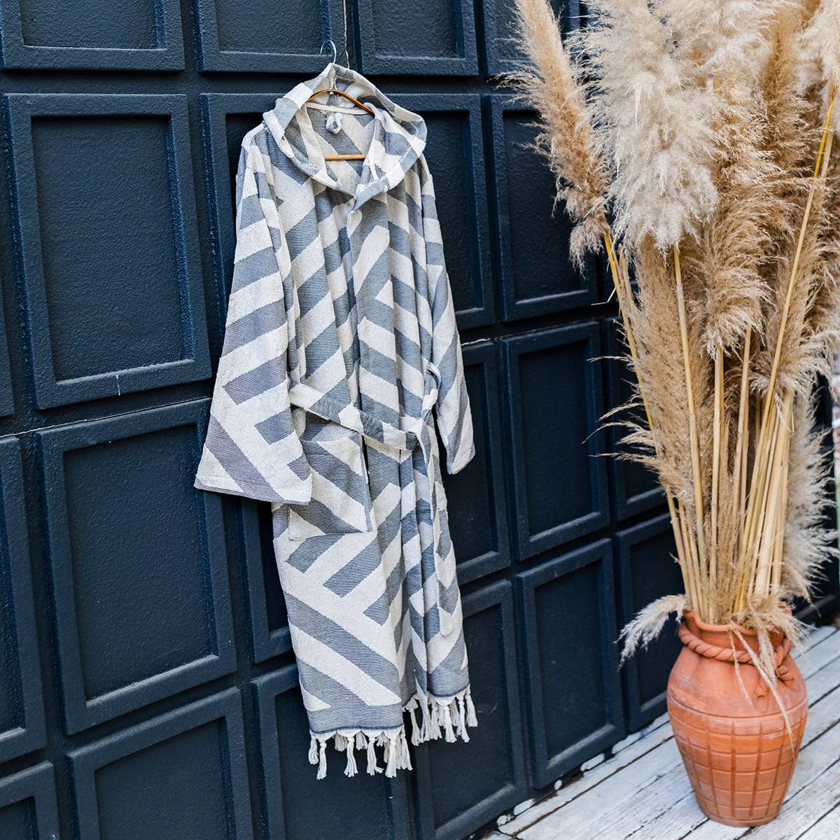 Kikoya - Wholesale Badjas - Uniseks - Kikoya lichtgewicht badjas met capuchon van Turks katoen, Raised Terry13