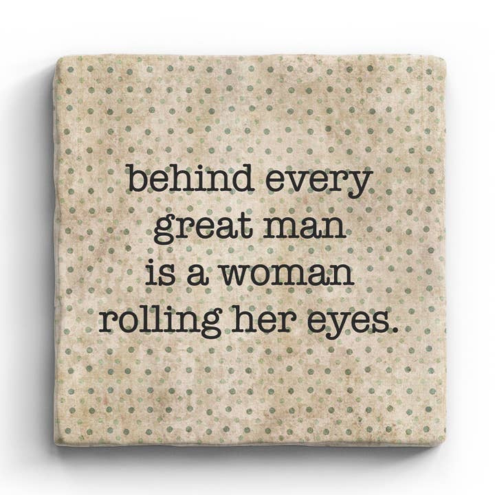 Great Man - Marble Coaster for wholesale by Paisley & Parsley