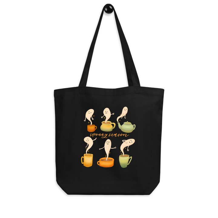 Spooky Season Tote Bag voor wholesale door Painted Peony Art